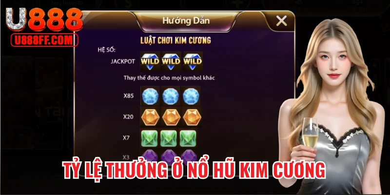 Tỷ lệ thưởng của ở nổ hũ Kim Cương